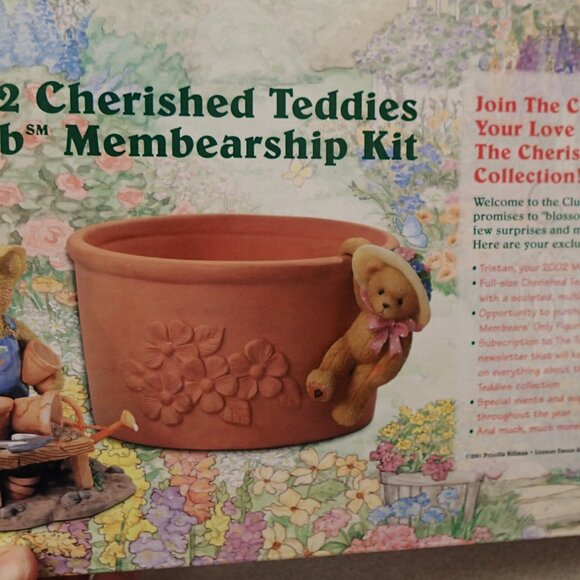 Cherished Teddies Welcom e to The Club Membearship Kit- missing Tristan - Picture 1 of 5